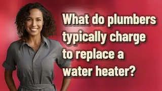 What do plumbers typically charge to replace a water heater?