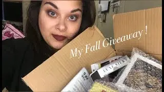 MY FALL INTERNNATIONAL GIVEAWAY ! 2018