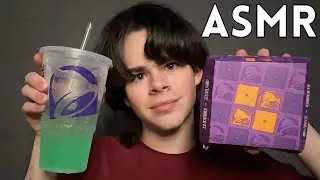 ASMR Taco Bell Mukbang | Eating Sounds | Cheez-it CrunchWrap