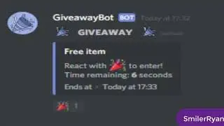 [EPILEPSY WARNING] Random: GiveawayBot without a winner