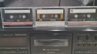 БИТВА АУДИОКАССЕТ! DENON И JVC!