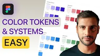 Color System Using Tokens - Figma Tutorial for beginners