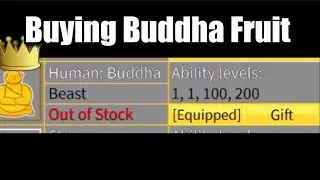 Buying The Human Buddha Fruit..😱 (Blox Fruit)