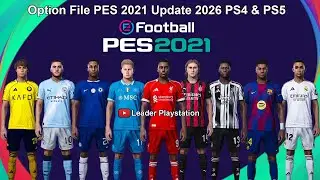 Option File PES 2021 Update 2026 V11 PS4 & PS5