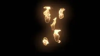 Falling flames