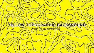 Yellow Topographic Background HD | Topographic Textures | Topographic Effect By Potu Creative
