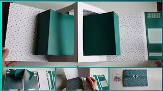 #pop-up #mini #scrapbook for 32 photos/ mini #àlbum pop-up /mini #album pop-up / #scrapbooking