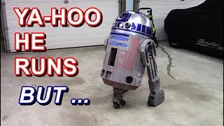 Building R2-D2 Part 8 - First Steps! V2 Legs & Mark 3 Foot Drives