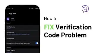 How to Fix Viber Verification Code Problem