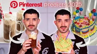 Trying Pinterest Food Trend PREDICTIONS for 2025