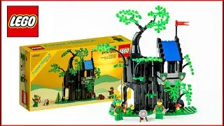 LEGO Castle System 40567 Forest Hideout Speed Build - Brick Builder