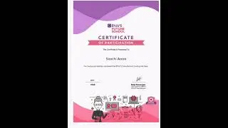 WhiteHat Jr Byju Future School Coding Class Certificate 2021