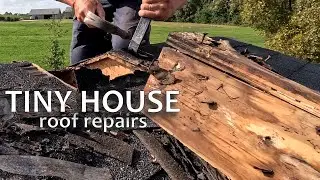 Tiny House 2.0 ― Fixing the Roof on the Original Building
