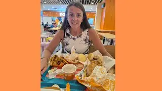 Popeyes chicken in Singapore.