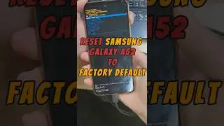 How to Reset Samsung Galaxy Phone to Factory Default #samsung #galaxy #smartphone