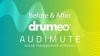 Audimute® - Before & After Acoustic Treatment - Drumeo @DrumeoOfficial