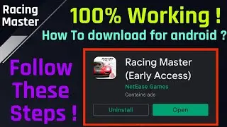 How to download Racing Master for android ? 100% Working ! Racing Master Early Access 🔥