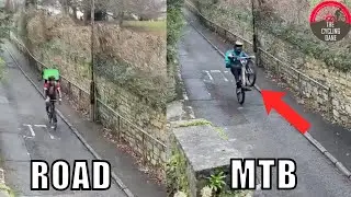 Mountain Biker vs Road Cyclist : DELIVERY CHALLENGE