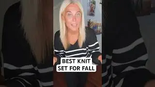 BEST KNIT SET FOR FALL | Audrey and Victoria #style ***link for set in description