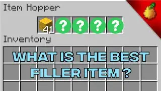 What Is The Best Filler Item For Item Filters