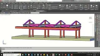 Monorail of I-Beam in AutoCAD 3D Model II Design Solutions