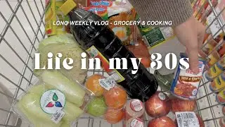Relaxing weekly vlog 🍃 grocery haul & cooking vlog 🍳 easy meals at home as a freelancer 🫶🏻