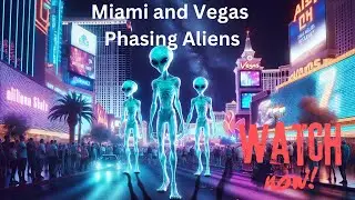 Miami Vegas Alien Connection Phasing 10 foot tall Aliens