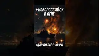 ⚡️Новороссийск в огне: удар по базе ЧФ РФ!