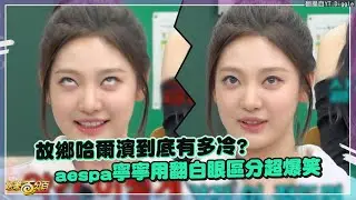【aespa】Ningning rolls her eyes to show how cold Harbin is, everyone gets it immediately; Winter s...