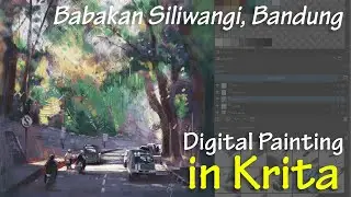 Babakan Siliwangi, Bandung - Digital Painting in Krita