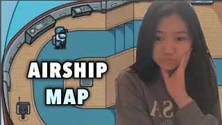 200 IQ Impostor Plays on the NEW Airship Map in AMONG US