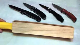 Досточка для правки ножей. Мой ответ досточным гуру!