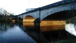 Rutherglen Bridge in Glasgow, Scotland (January 2022)