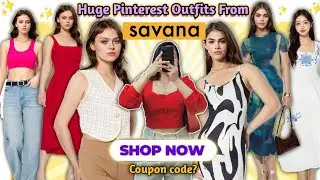 HUGE 🌷 Pinterest Inpso Outfits From SAVANA | SAVANA Dress, Jeans, Bags, Tops| Savana Haul #savana