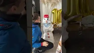 I'm making a snowman at home