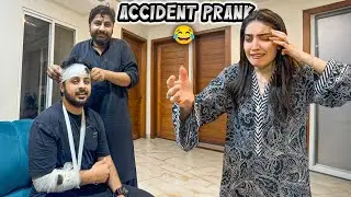 ACCIDENT PRANK ON IQRA 🤕 | Hans Hans K Bura Hal Hogya 😂