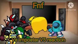 Fnf react to Vs Imposter V5 mod! (Gacha club)