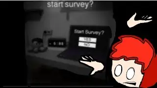 Jogando the survey um dos jogos mais assustadores do roblox..... (me assustei?)