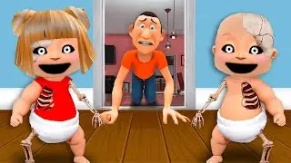 BEBEK OLUP İSKELETE DÖNÜŞEREK KORKUTTUM!