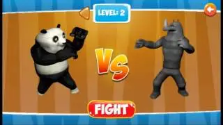 Ninja Panda fighting 3D - Кунг-Фу Панда против Тигрицы и других мастеров кунг-фу