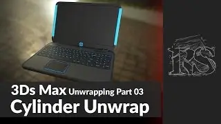 3Ds Max Unwrapping Beginner (Sinhala) - Cylinder Unwrap - Part 03