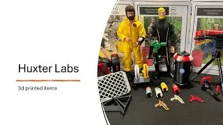 Custom GI Joe 3d printed items from Huxter Labs (Sean Huxter)