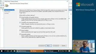 Windows Server 2019: WSUS Server Cleanup Wizard