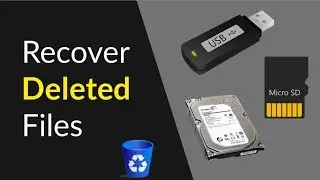How to Recover Deleted Files From USB Flash Drive, SD Card, Hard Disk