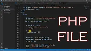 php file reader || php file open || php filesize || codewithbhai || by zulfikar