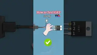 How to Test IGBT. Electronics Components. 