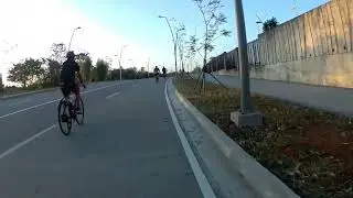 Biking at Vermosa Imus