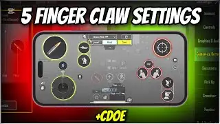 5 finger claw settings pubg mobile 💥 Best settings & sensitivity 5 finger ✅ Copy & use