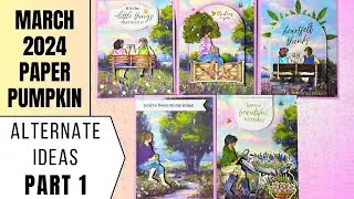 March 2024 Paper Pumpkin ALTERNATE CARDS: Part 1 (Memorable Meadows)