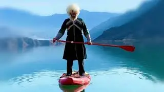 На сапбордах по горным озерам Дагестана (Лучшее место в Дагестане)